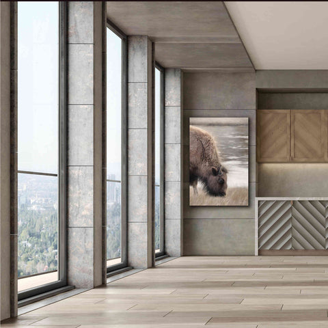 Image of 'Yellowstone Buffalo' by Lori Deiter, Canvas Wall Art,40 x 60