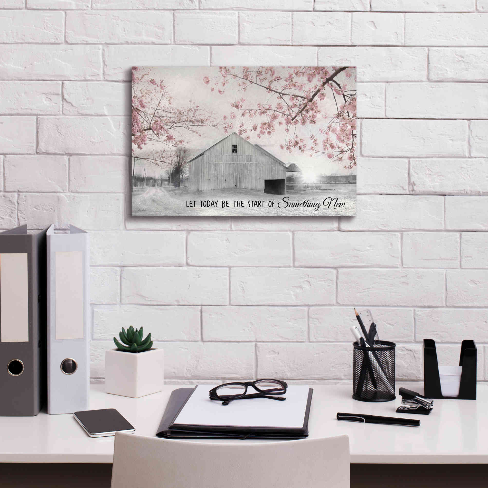 'Something New' by Lori Deiter, Canvas Wall Art,18 x 12