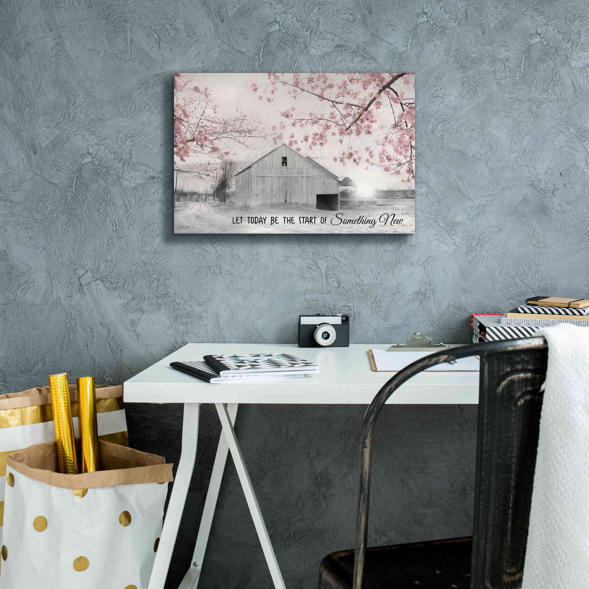 'Something New' by Lori Deiter, Canvas Wall Art,18 x 12