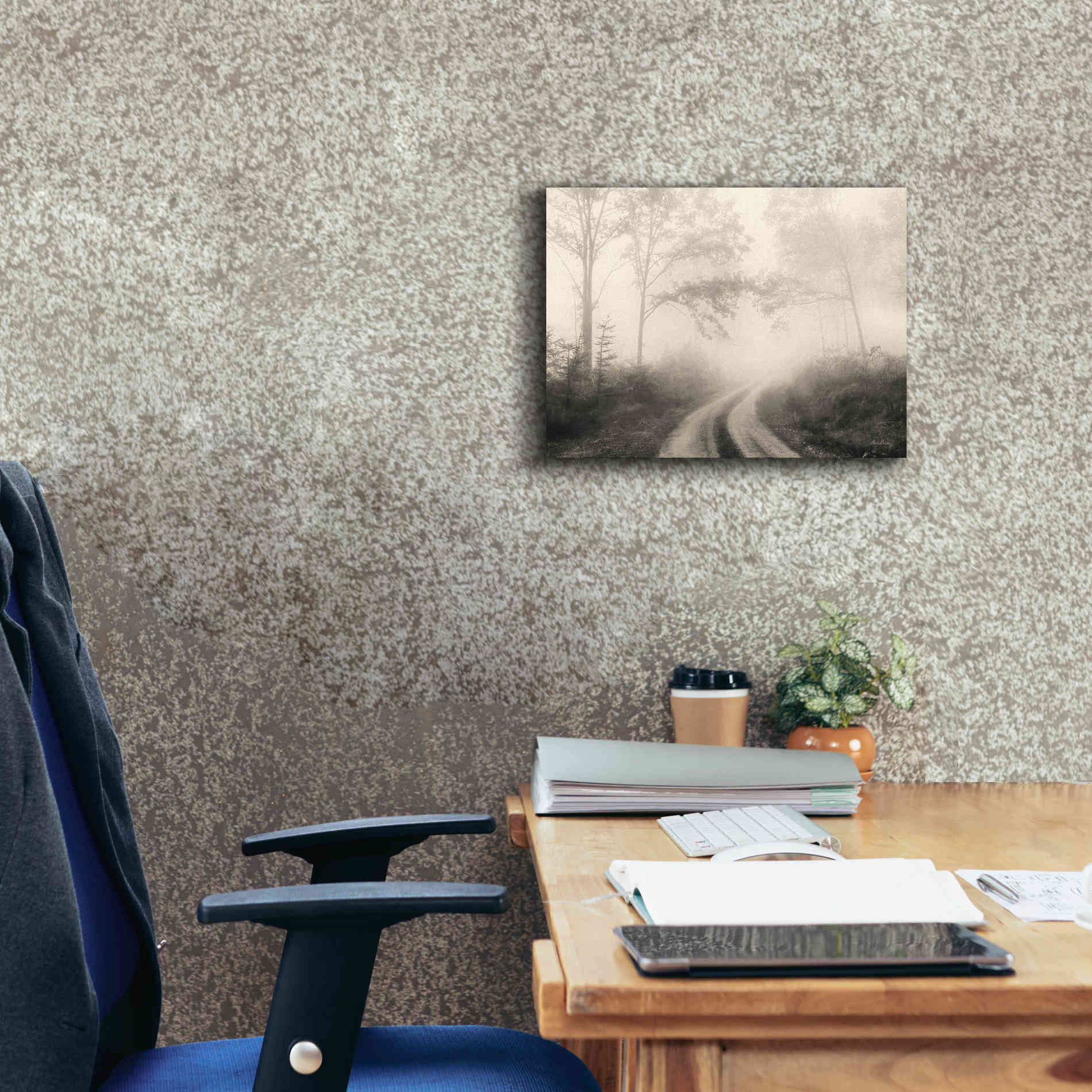 'Bleached Woodlands' by Lori Deiter, Canvas Wall Art,16 x 12