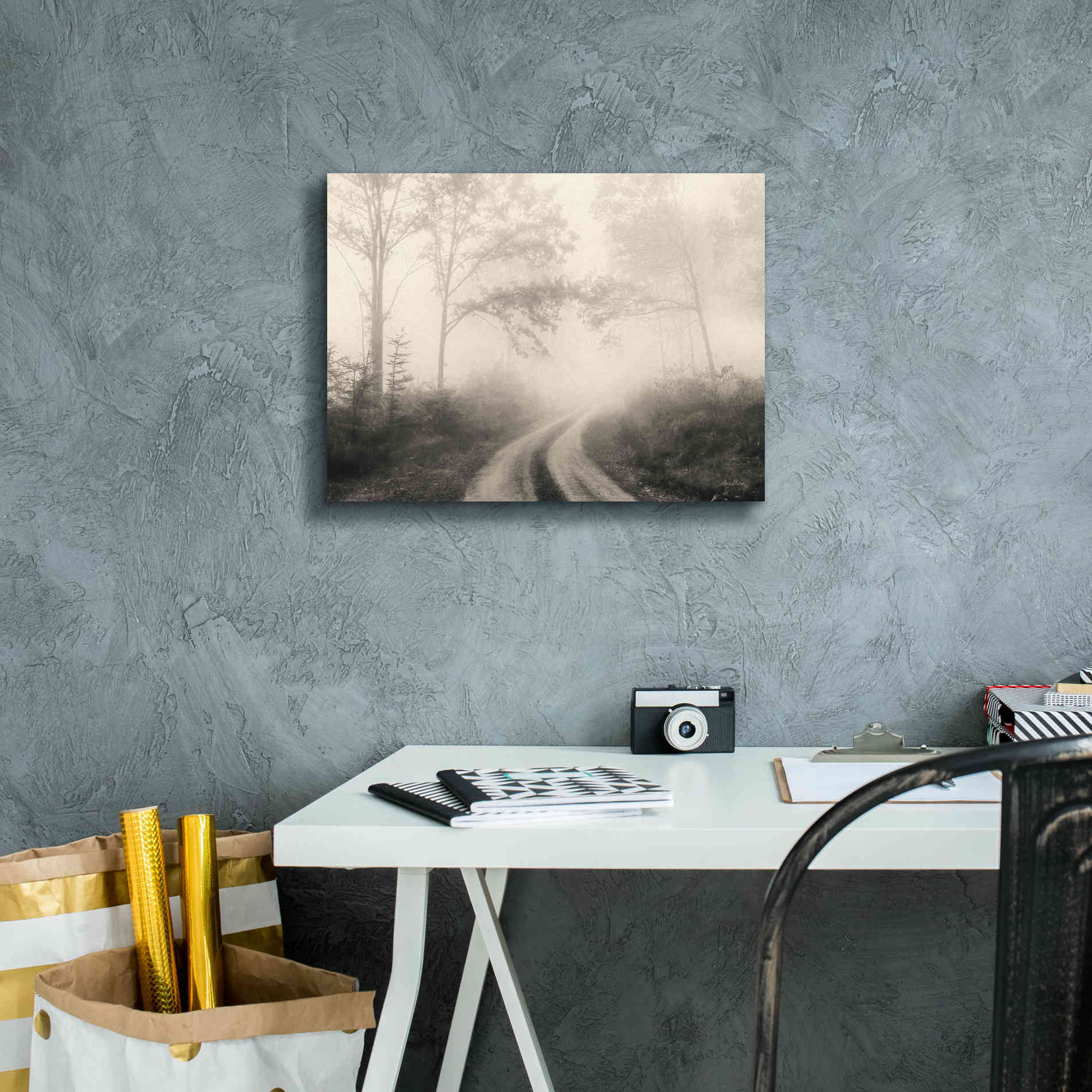 'Bleached Woodlands' by Lori Deiter, Canvas Wall Art,16 x 12