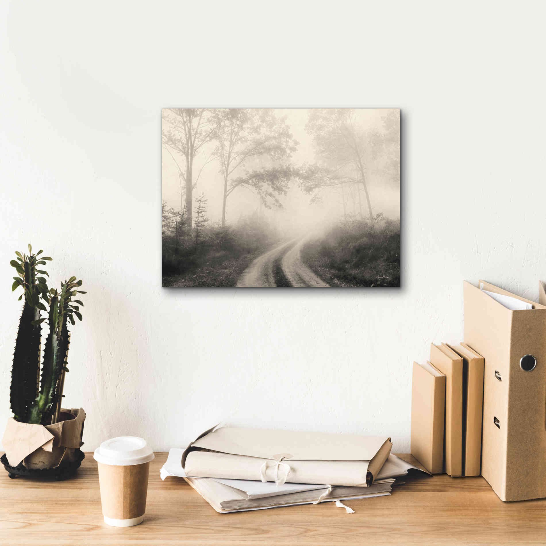 'Bleached Woodlands' by Lori Deiter, Canvas Wall Art,16 x 12