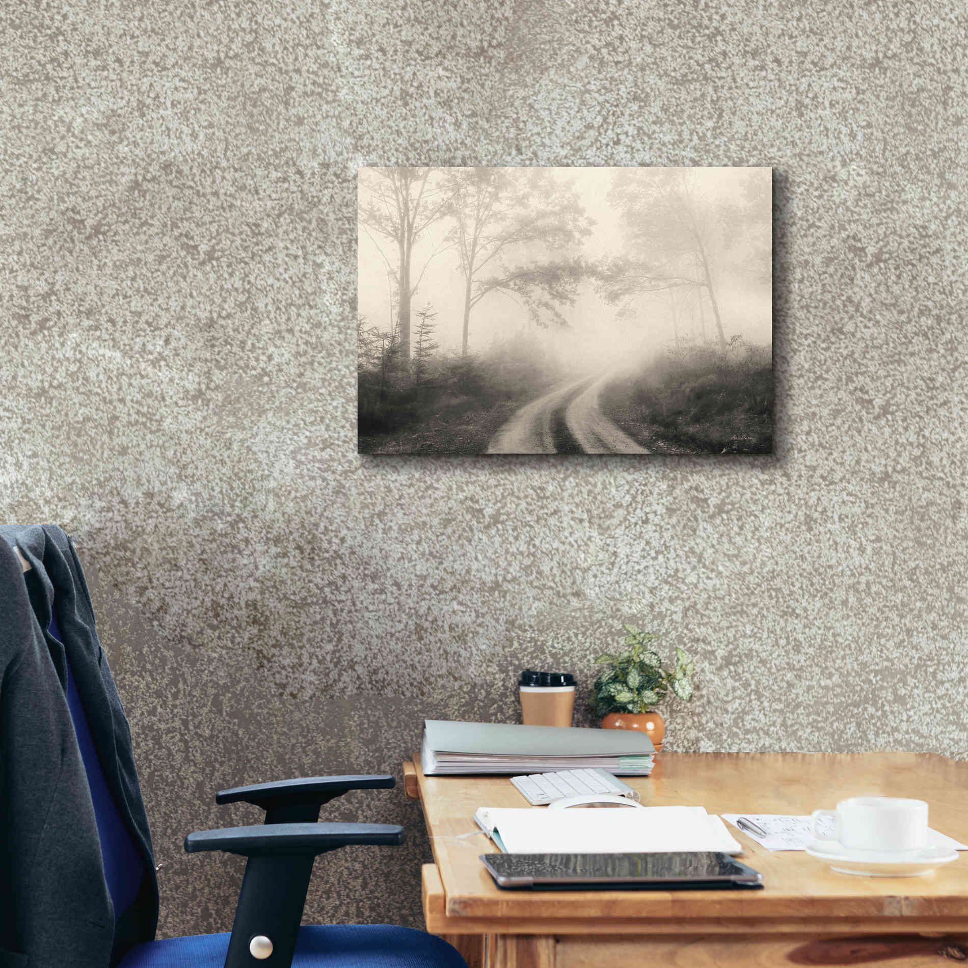 'Bleached Woodlands' by Lori Deiter, Canvas Wall Art,26 x 18