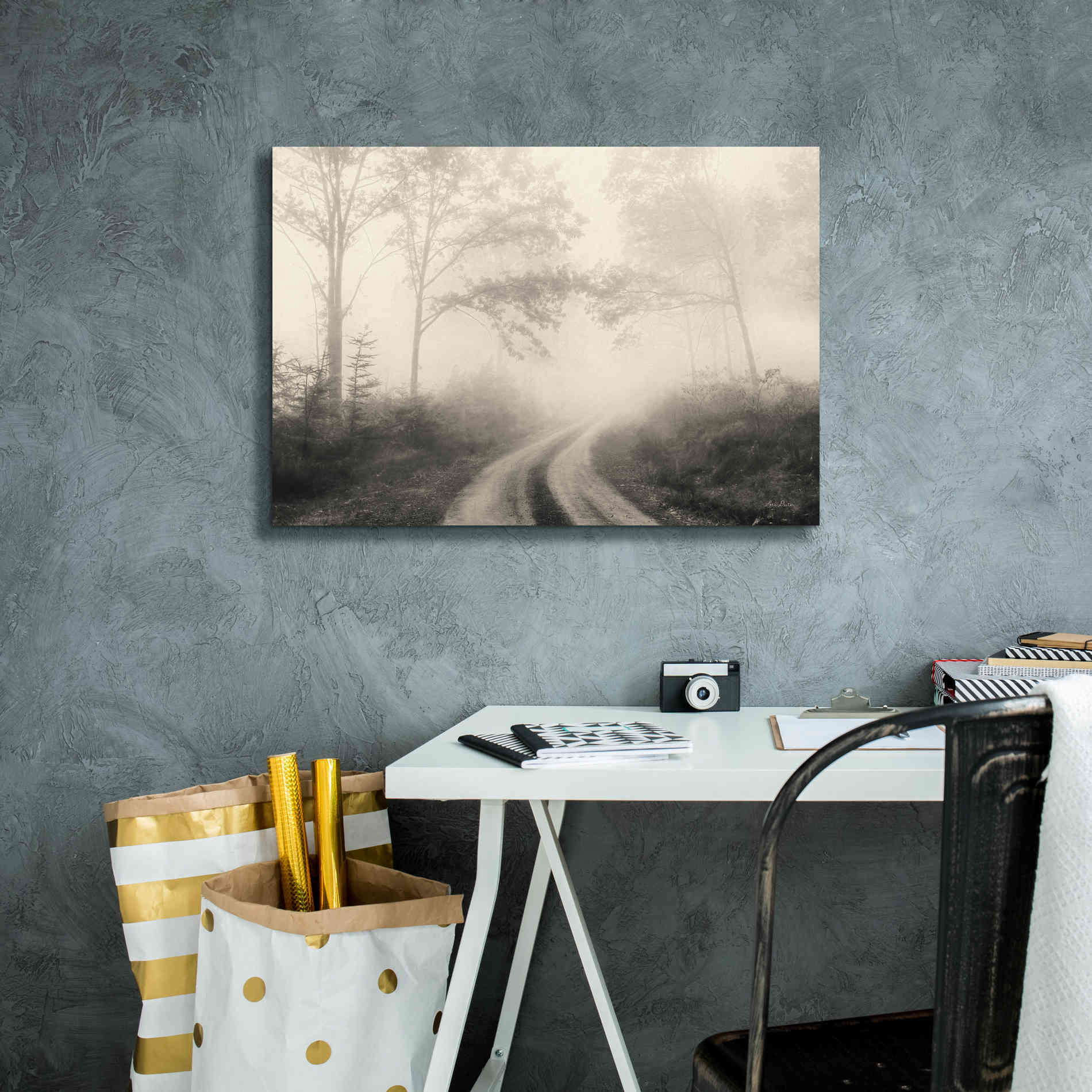 'Bleached Woodlands' by Lori Deiter, Canvas Wall Art,26 x 18