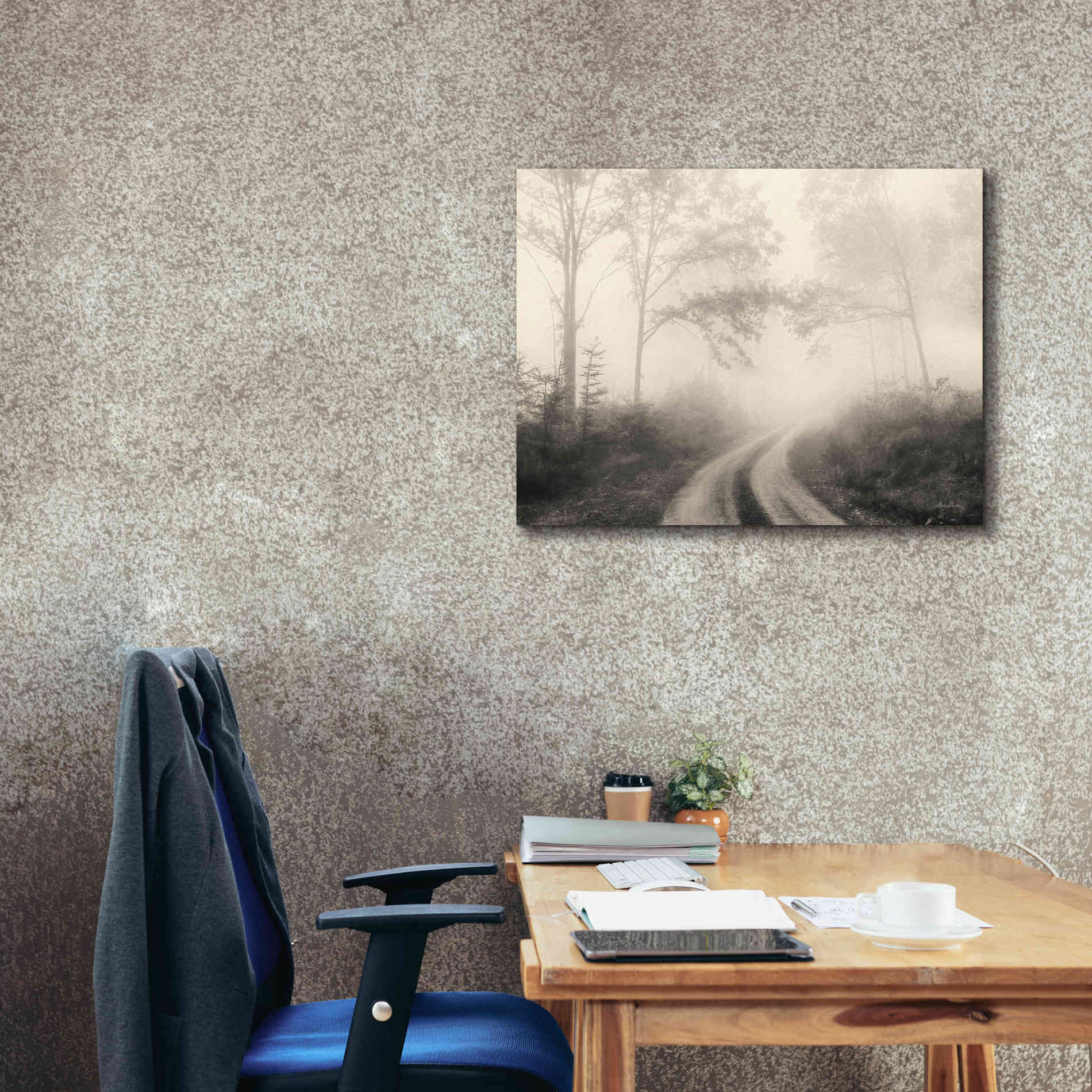 'Bleached Woodlands' by Lori Deiter, Canvas Wall Art,34 x 26