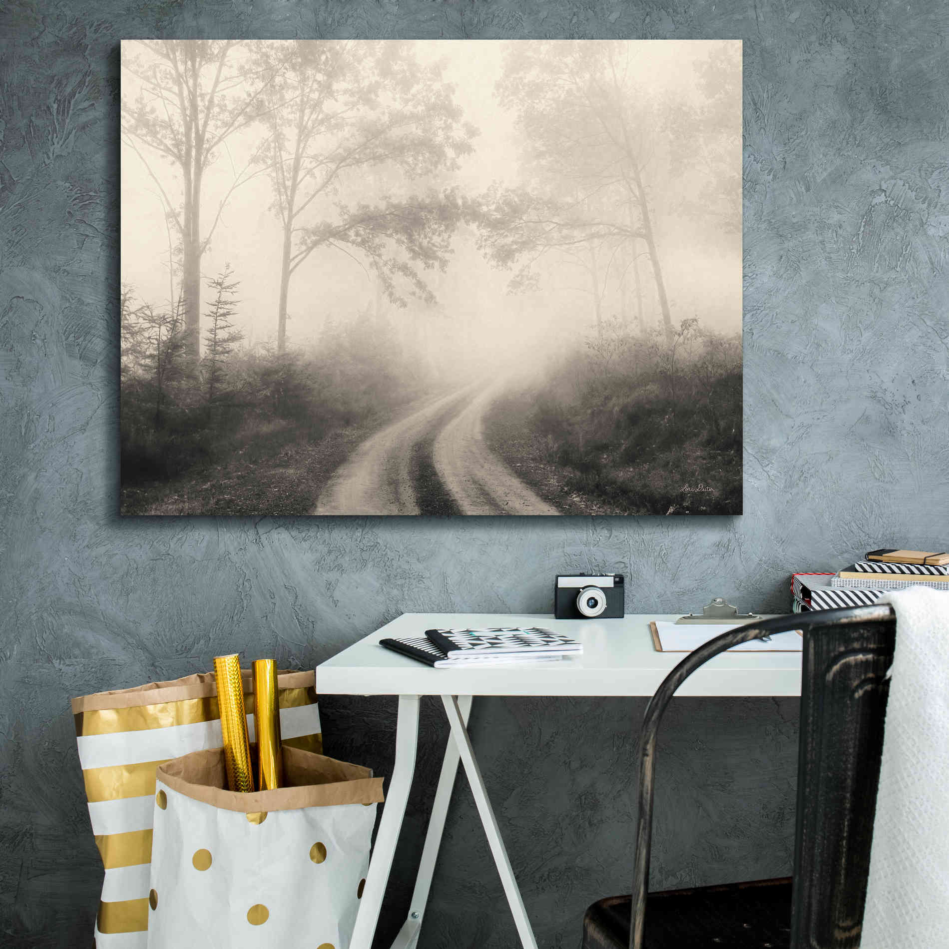 'Bleached Woodlands' by Lori Deiter, Canvas Wall Art,34 x 26