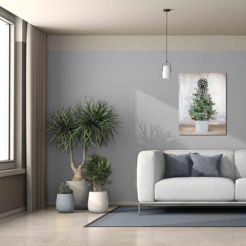 Image of 'Buffalo Plaid Mini Tree' by Lori Deiter, Canvas Wall Art,26 x 34