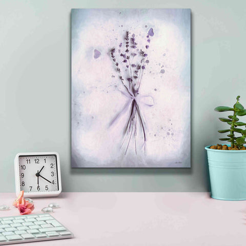 Image of 'Lavender and Butterflies I' by Lori Deiter, Canvas Wall Art,12 x 16