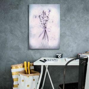 'Lavender and Butterflies I' by Lori Deiter, Canvas Wall Art,18 x 26