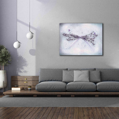 Image of 'Lavender and Butterflies II' by Lori Deiter, Canvas Wall Art,54 x 40