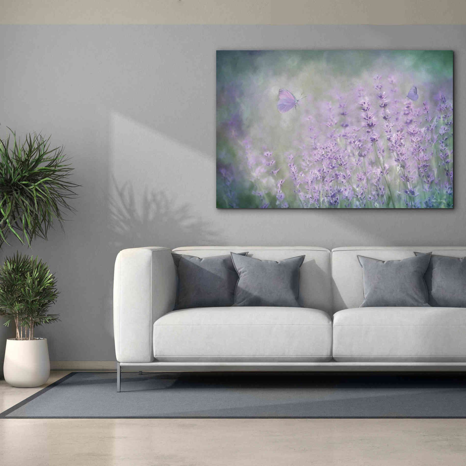 'Lovely Lavender' by Lori Deiter, Canvas Wall Art,60 x 40