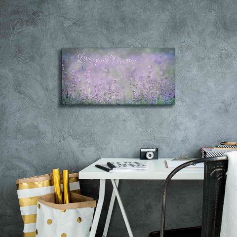 Image of 'Live Your Dreams' by Lori Deiter, Canvas Wall Art,24 x 12