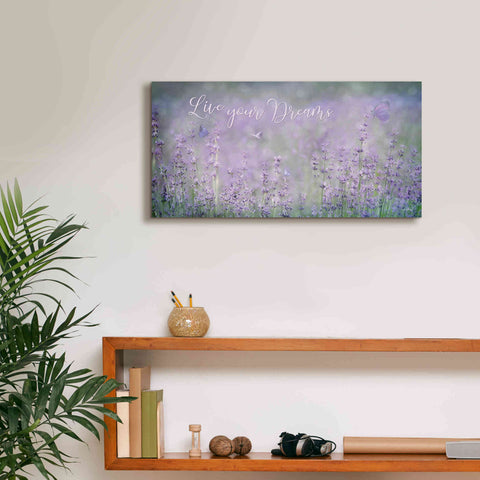 Image of 'Live Your Dreams' by Lori Deiter, Canvas Wall Art,24 x 12