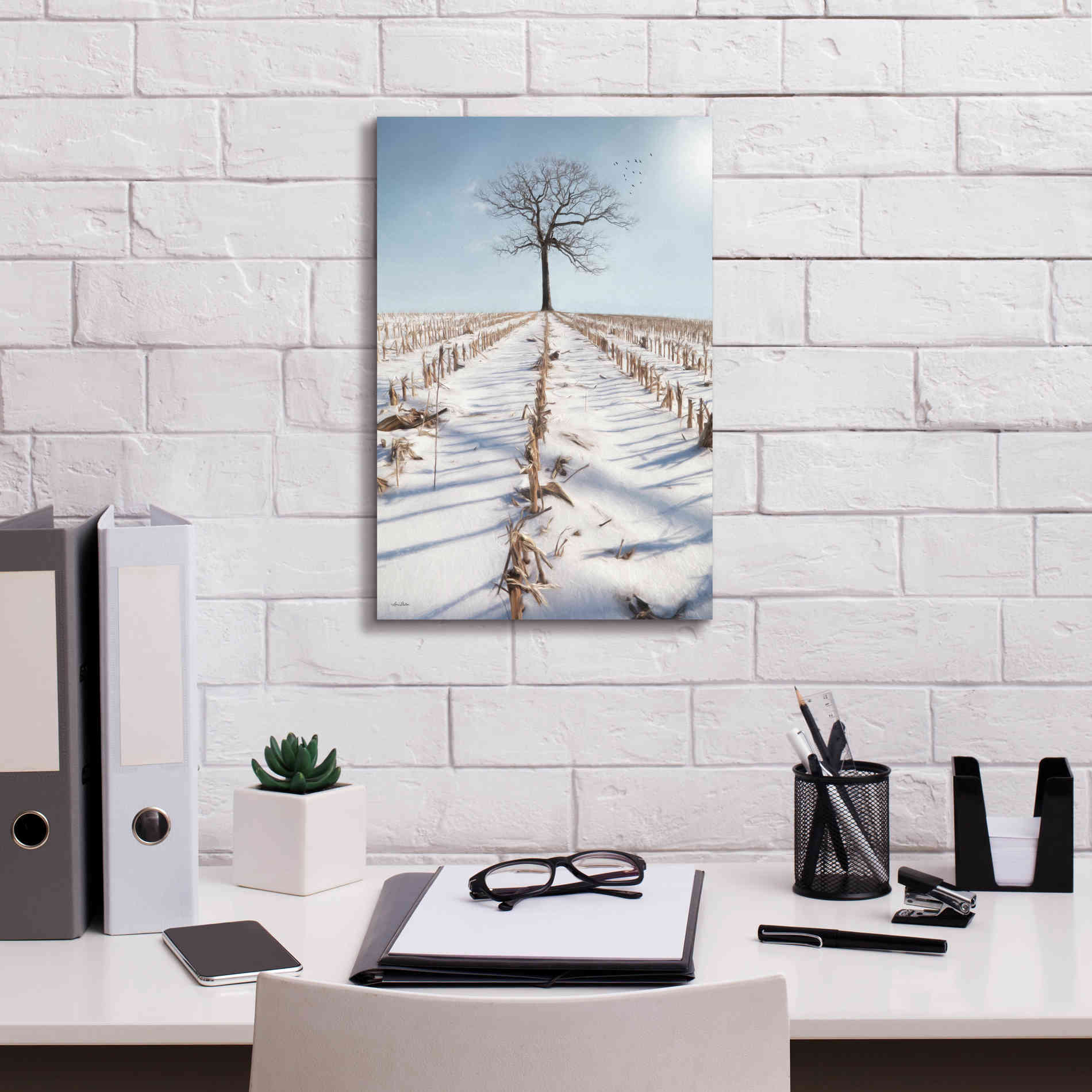 'Winter Boughs' by Lori Deiter, Canvas Wall Art,12 x 18