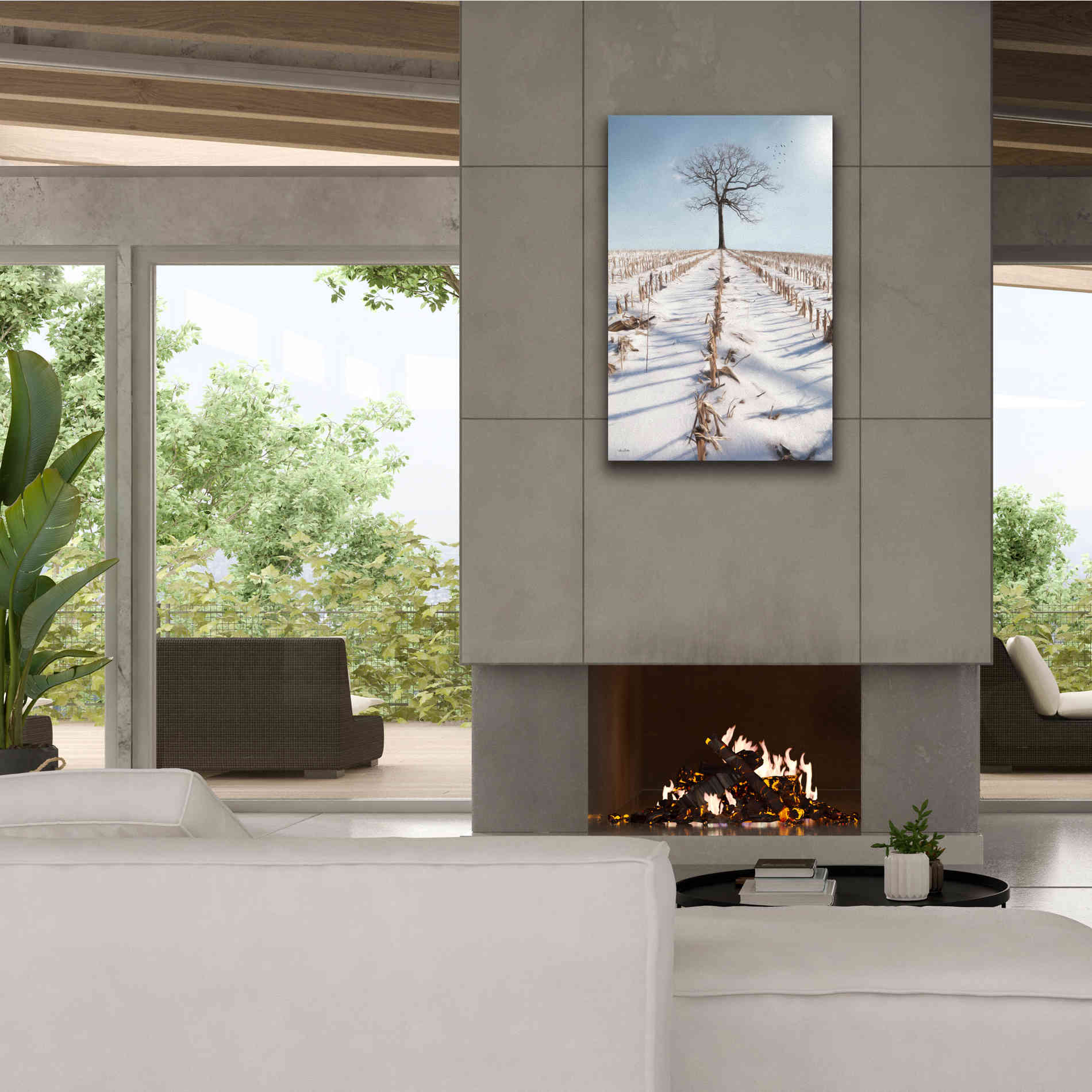 'Winter Boughs' by Lori Deiter, Canvas Wall Art,26 x 40