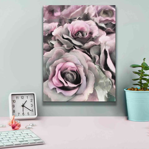 Image of 'Painted Roses' by Lori Deiter, Canvas Wall Art,12 x 16