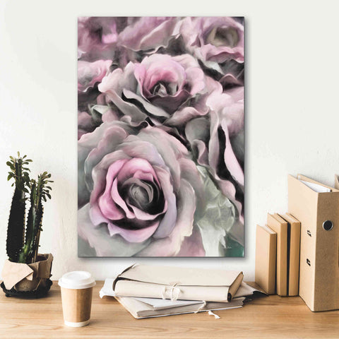 Image of 'Painted Roses' by Lori Deiter, Canvas Wall Art,18 x 26