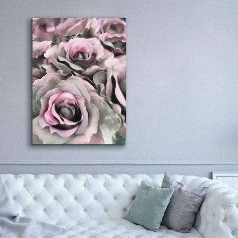 Image of 'Painted Roses' by Lori Deiter, Canvas Wall Art,40 x 54