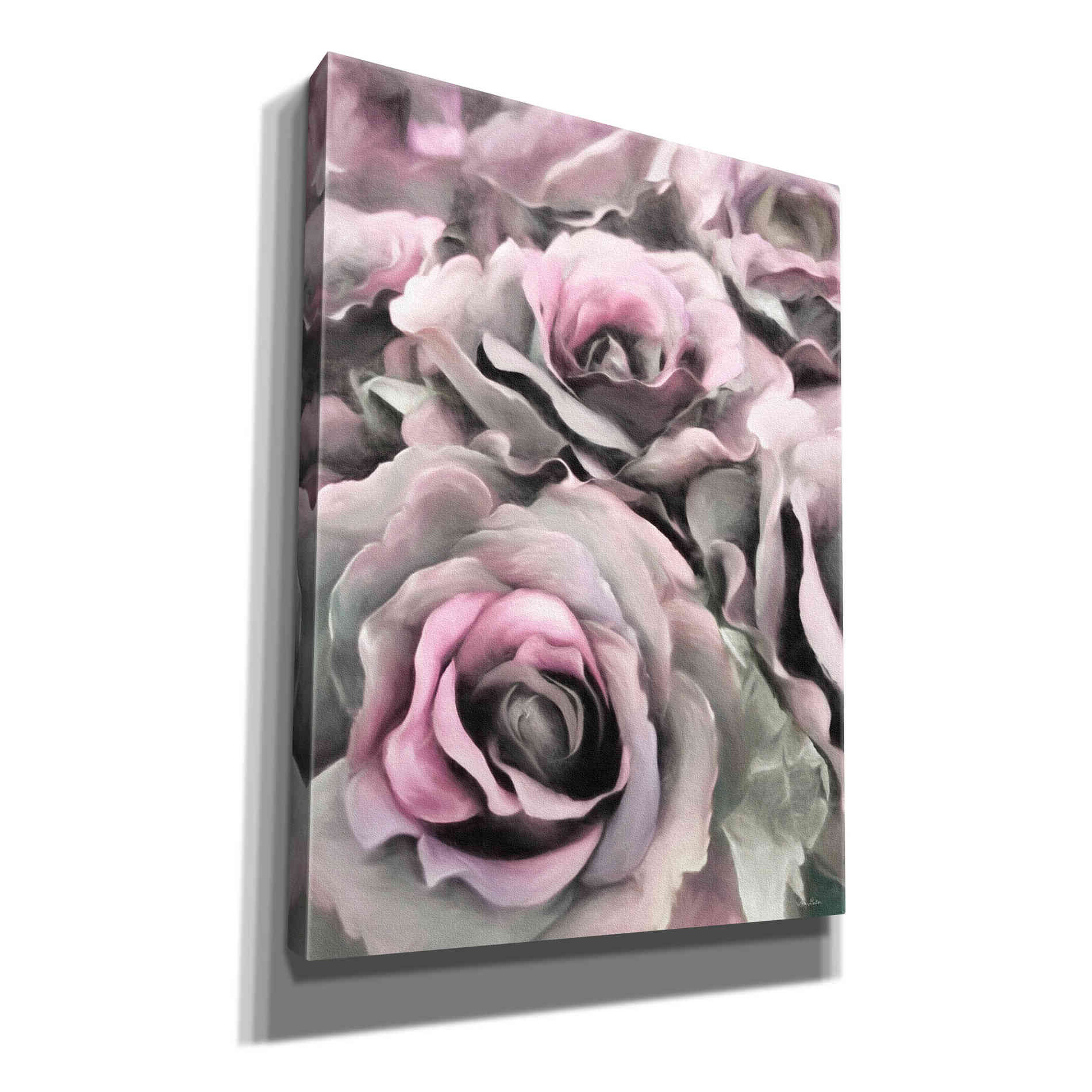 'Painted Roses' by Lori Deiter, Canvas Wall Art