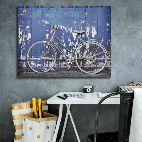 Image of 'Grungy Bike' by Lori Deiter, Canvas Wall Art,34 x 26