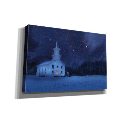 Image of 'Starry Night Church' by Lori Deiter, Canvas Wall Art