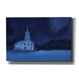 'Starry Night Church' by Lori Deiter, Canvas Wall Art