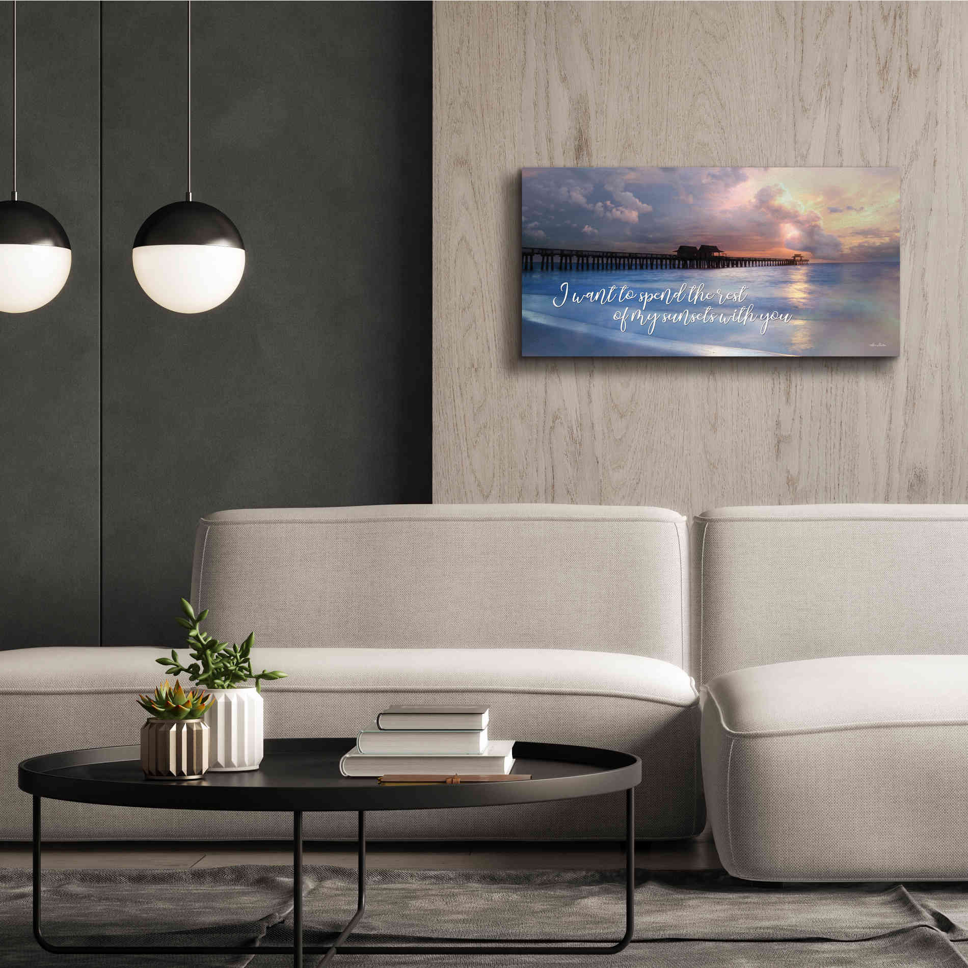 'Rest of My Sunsets I' by Lori Deiter, Canvas Wall Art,40 x 20