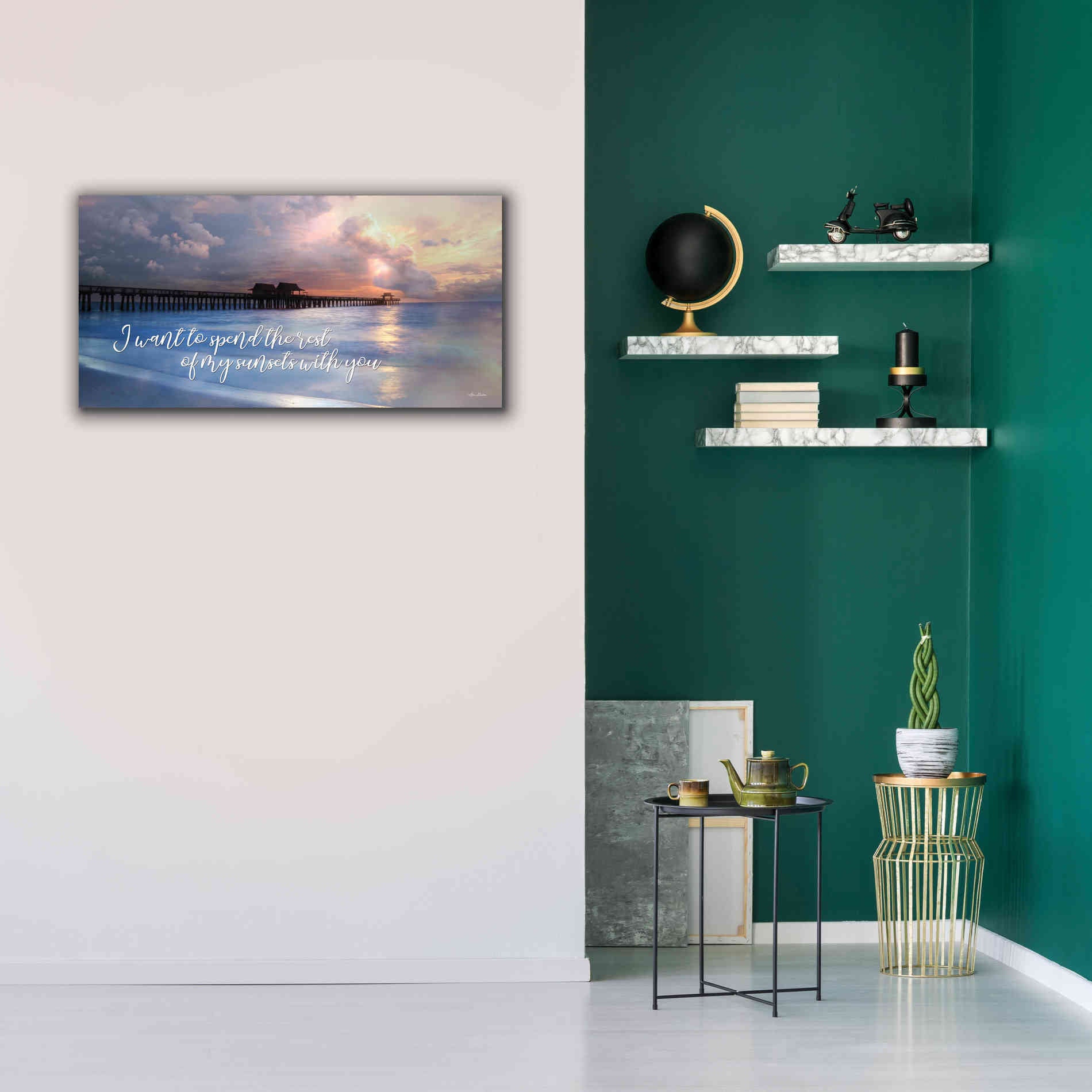 'Rest of My Sunsets I' by Lori Deiter, Canvas Wall Art,40 x 20
