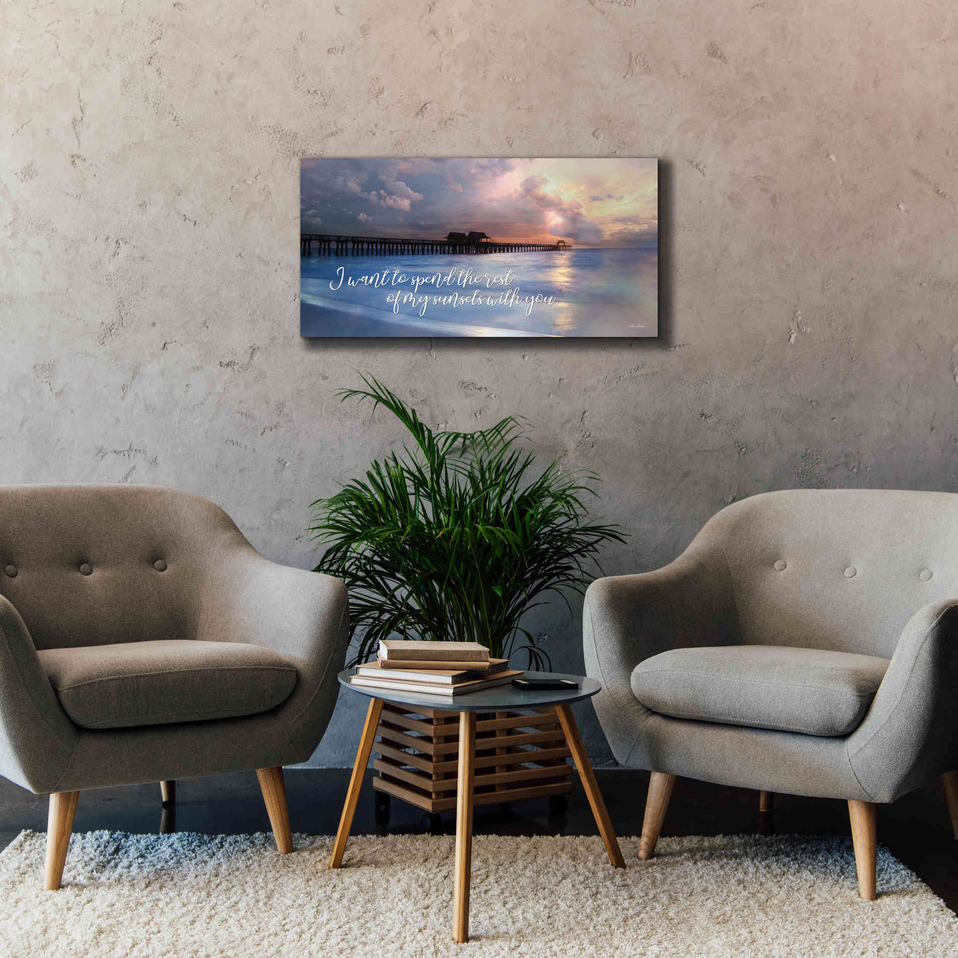 'Rest of My Sunsets I' by Lori Deiter, Canvas Wall Art,40 x 20