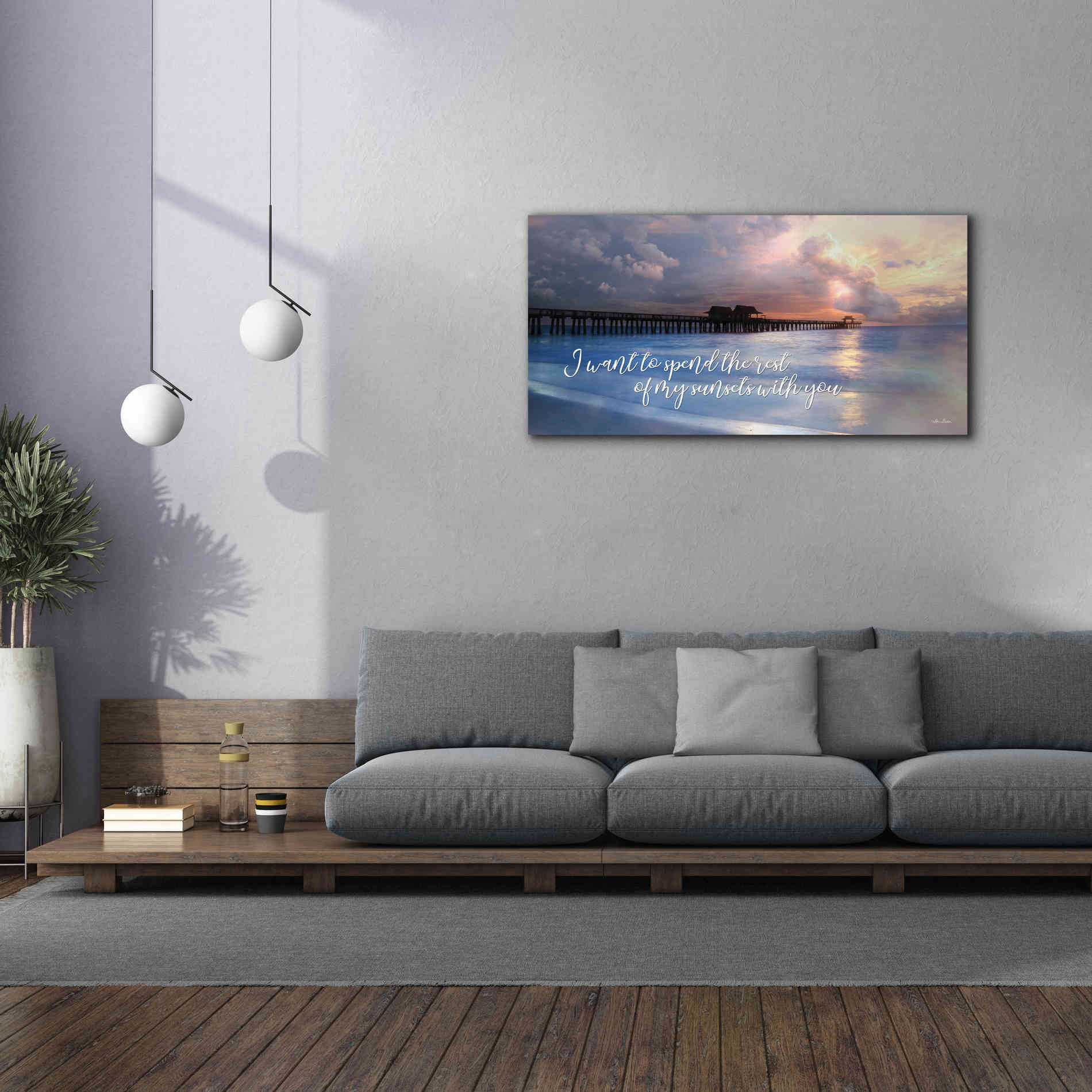 'Rest of My Sunsets I' by Lori Deiter, Canvas Wall Art,60 x 30