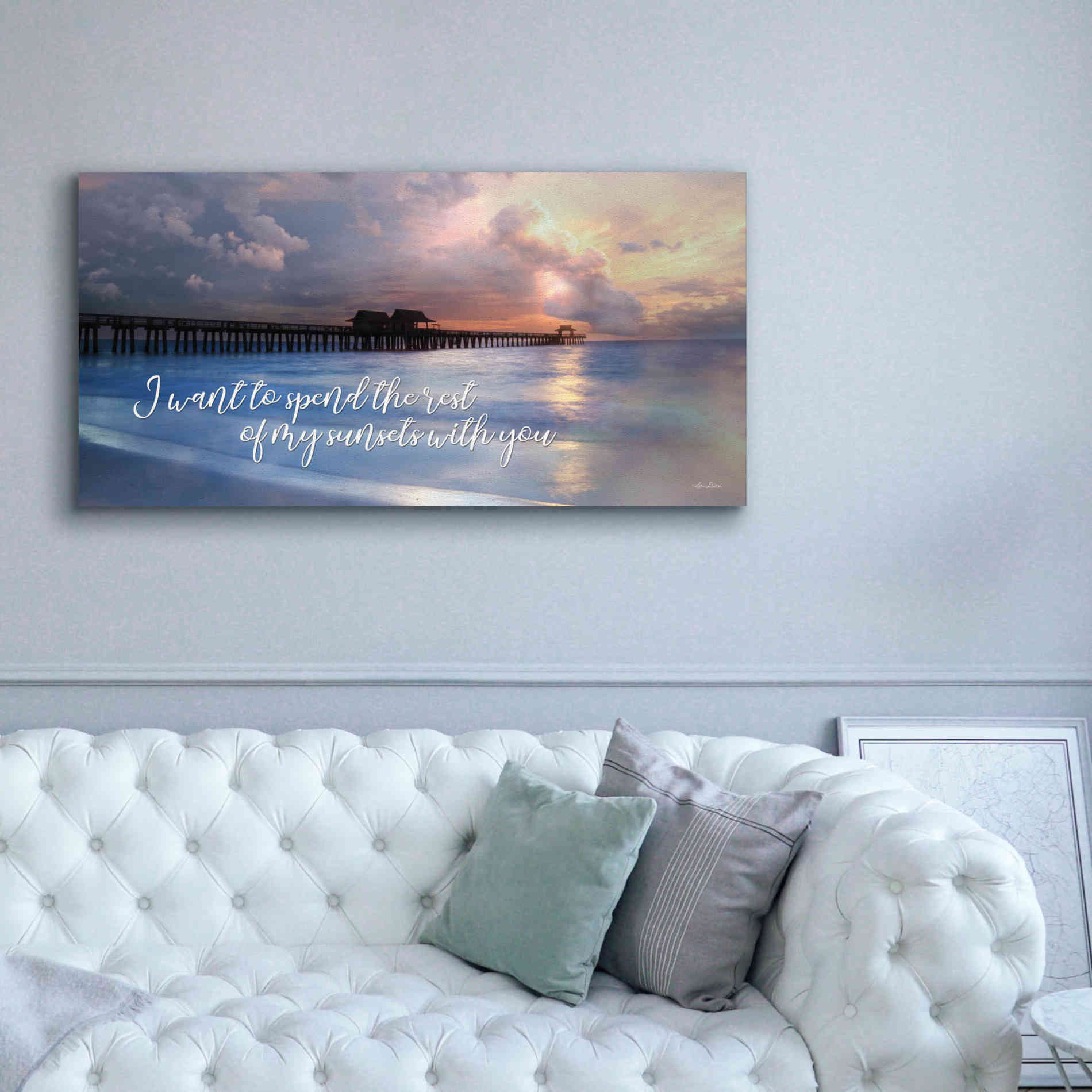 'Rest of My Sunsets I' by Lori Deiter, Canvas Wall Art,60 x 30