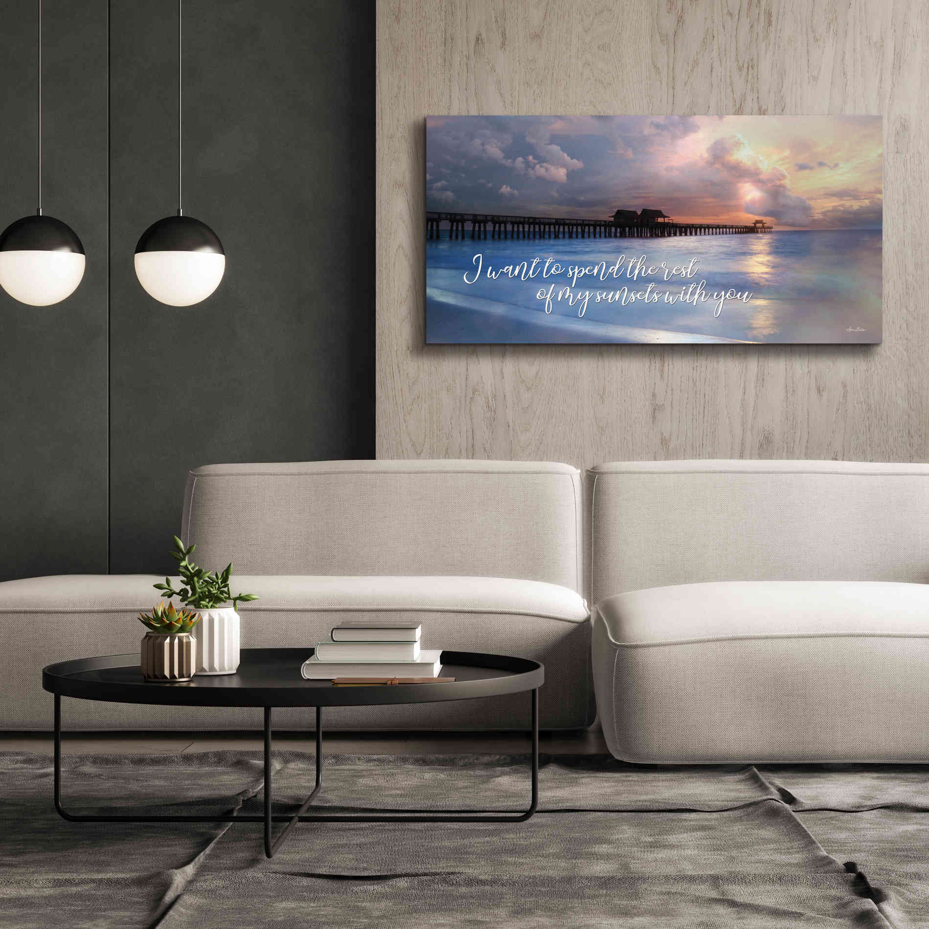 'Rest of My Sunsets I' by Lori Deiter, Canvas Wall Art,60 x 30