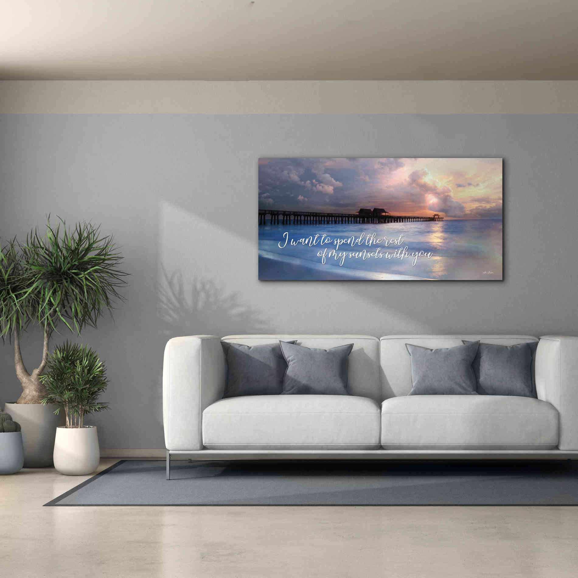 'Rest of My Sunsets I' by Lori Deiter, Canvas Wall Art,60 x 30