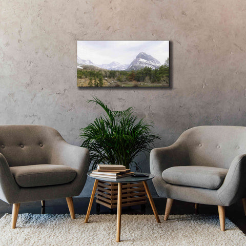 Image of 'Many Glacier Landscape' by Lori Deiter, Canvas Wall Art,40 x 20