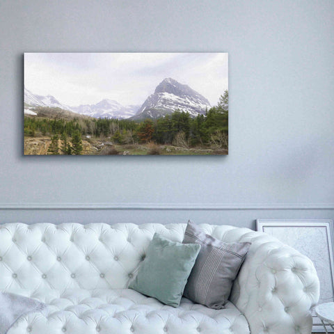Image of 'Many Glacier Landscape' by Lori Deiter, Canvas Wall Art,60 x 30