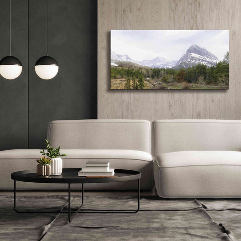 Image of 'Many Glacier Landscape' by Lori Deiter, Canvas Wall Art,60 x 30