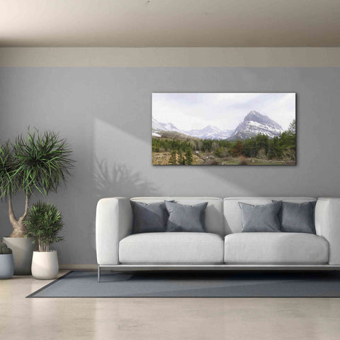Image of 'Many Glacier Landscape' by Lori Deiter, Canvas Wall Art,60 x 30