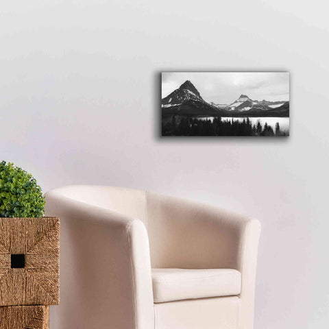 Image of 'Swiftcurrent Lake' by Lori Deiter, Canvas Wall Art,24 x 12