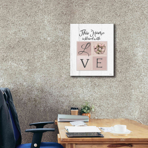 Image of 'This Home is Bless with Love' by Lori Deiter, Canvas Wall Art,20 x 24