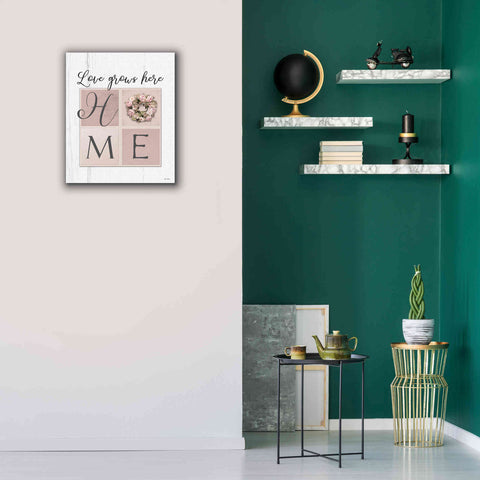 Image of 'Love Grows Here Home' by Lori Deiter, Canvas Wall Art,20 x 24