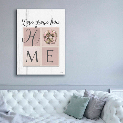 Image of 'Love Grows Here Home' by Lori Deiter, Canvas Wall Art,40 x 54