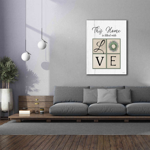 Image of 'This Home is Filled with Love' by Lori Deiter, Canvas Wall Art,40 x 54