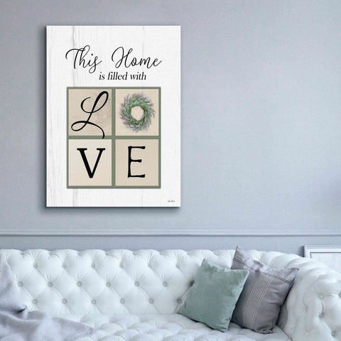 Image of 'This Home is Filled with Love' by Lori Deiter, Canvas Wall Art,40 x 54