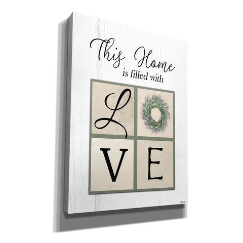 Image of 'This Home is Filled with Love' by Lori Deiter, Canvas Wall Art