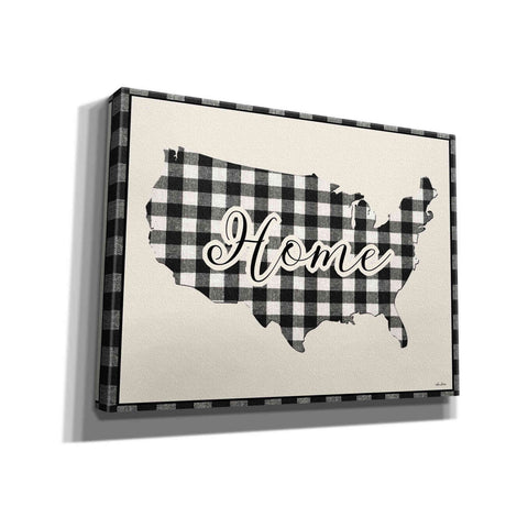 Image of 'USA Home Plaid' by Lori Deiter, Canvas Wall Art