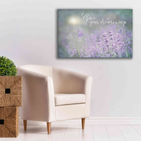 Image of 'Give Your Dreams Wings' by Lori Deiter, Canvas Wall Art,40 x 26