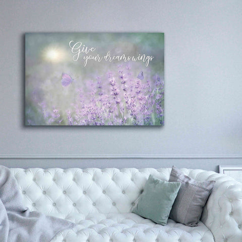 Image of 'Give Your Dreams Wings' by Lori Deiter, Canvas Wall Art,60 x 40