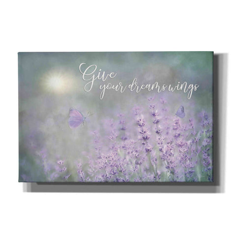 Image of 'Give Your Dreams Wings' by Lori Deiter, Canvas Wall Art