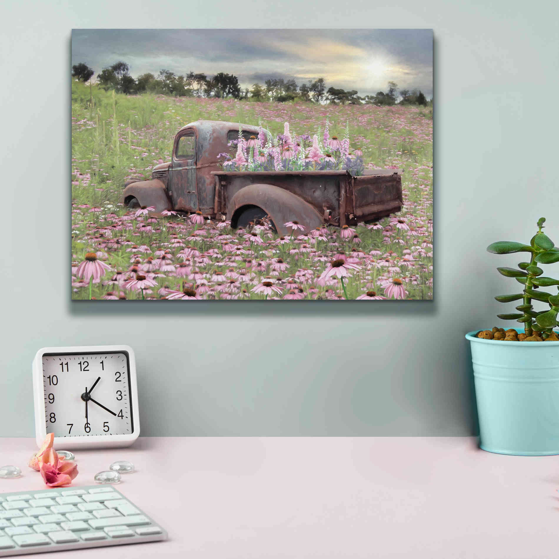 'Beauty and the Beast' by Lori Deiter, Canvas Wall Art,16 x 12