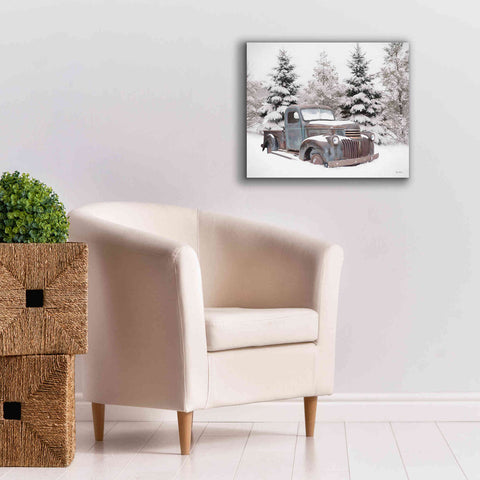 Image of 'Chevy at the Tree Farm' by Lori Deiter, Canvas Wall Art,24 x 20